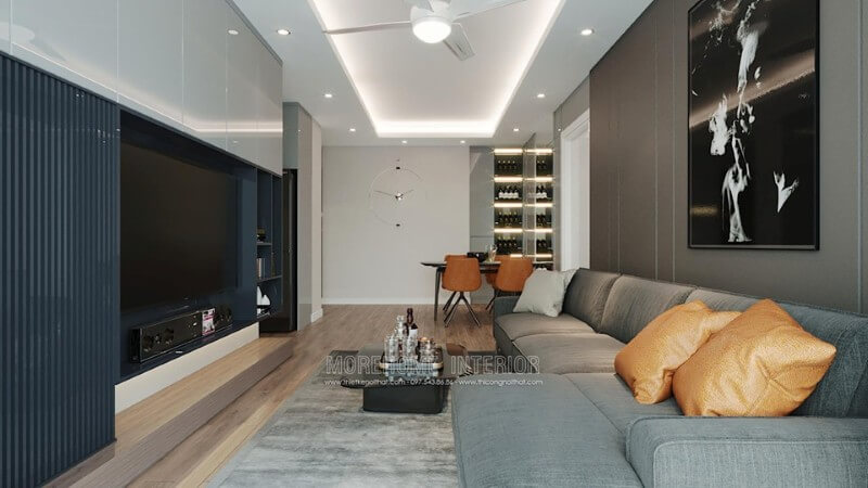 Thiết kế nội thất chung cư Imperia Sky Garden trẻ trung Mẫu nội thất chung cư đẹp