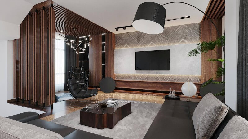 Thiết kế nội thất phòng khách biệt thự hiện đại và lạ mắt Mẫu nội thất biệt thự đẹp
