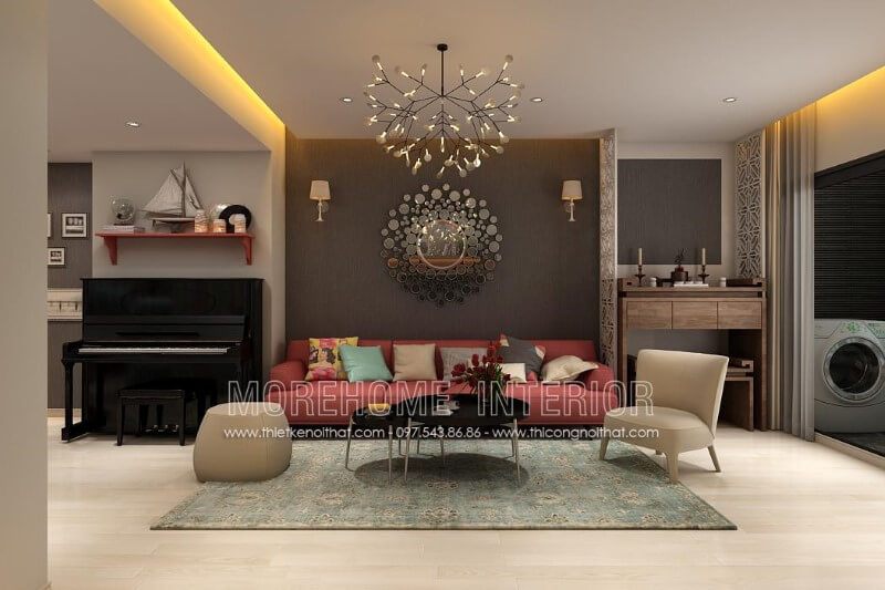 của bạn
Sofa văng hiện đại bọc da màu hường nhẹ nhàng sẽ làm nổi bật tinh tế của phòng khách của bạn.